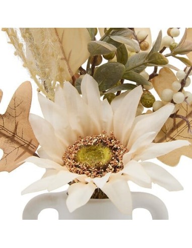 PIANTE E FIORI CON VASO: vendita online Composizione fiori secchi, Dibia, altezza 35 cm, con vaso ceramica assortito, 15 x 9 ...