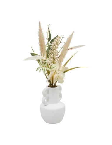PIANTE E FIORI CON VASO: vendita online Composizione fiori secchi, Dibia, altezza 35 cm, con vaso ceramica assortito, 15 x 9 ...