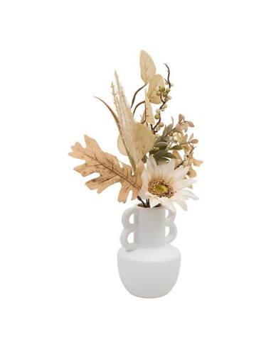 PIANTE E FIORI CON VASO: vendita online Composizione fiori secchi, Dibia, altezza 35 cm, con vaso ceramica assortito, 15 x 9 ...