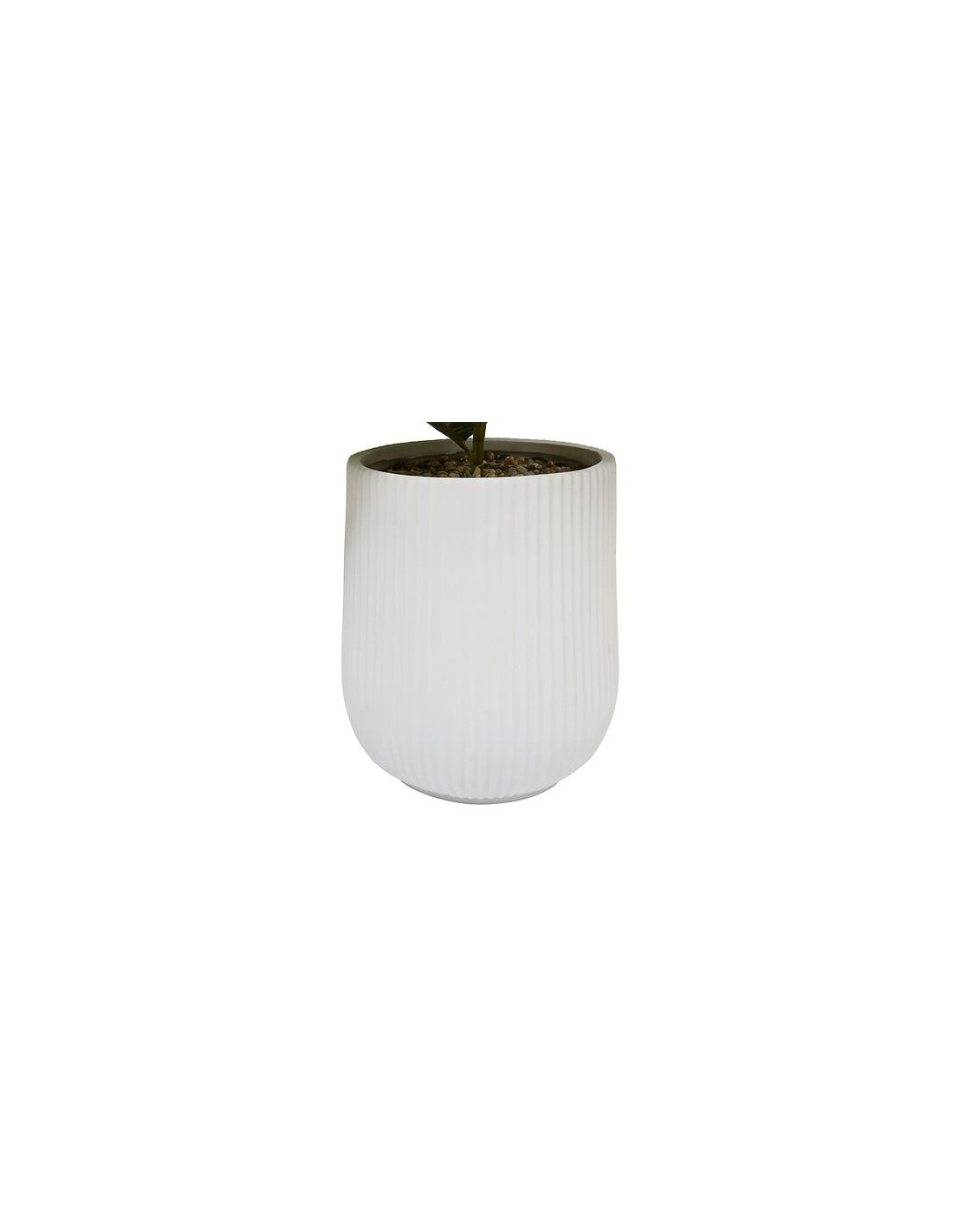 PIANTE E FIORI CON VASO: vendita online Ortensia artificiale Mika, bianca, altezza 100 cm, vaso ceramica, 40 x 40 x 100 cm in...