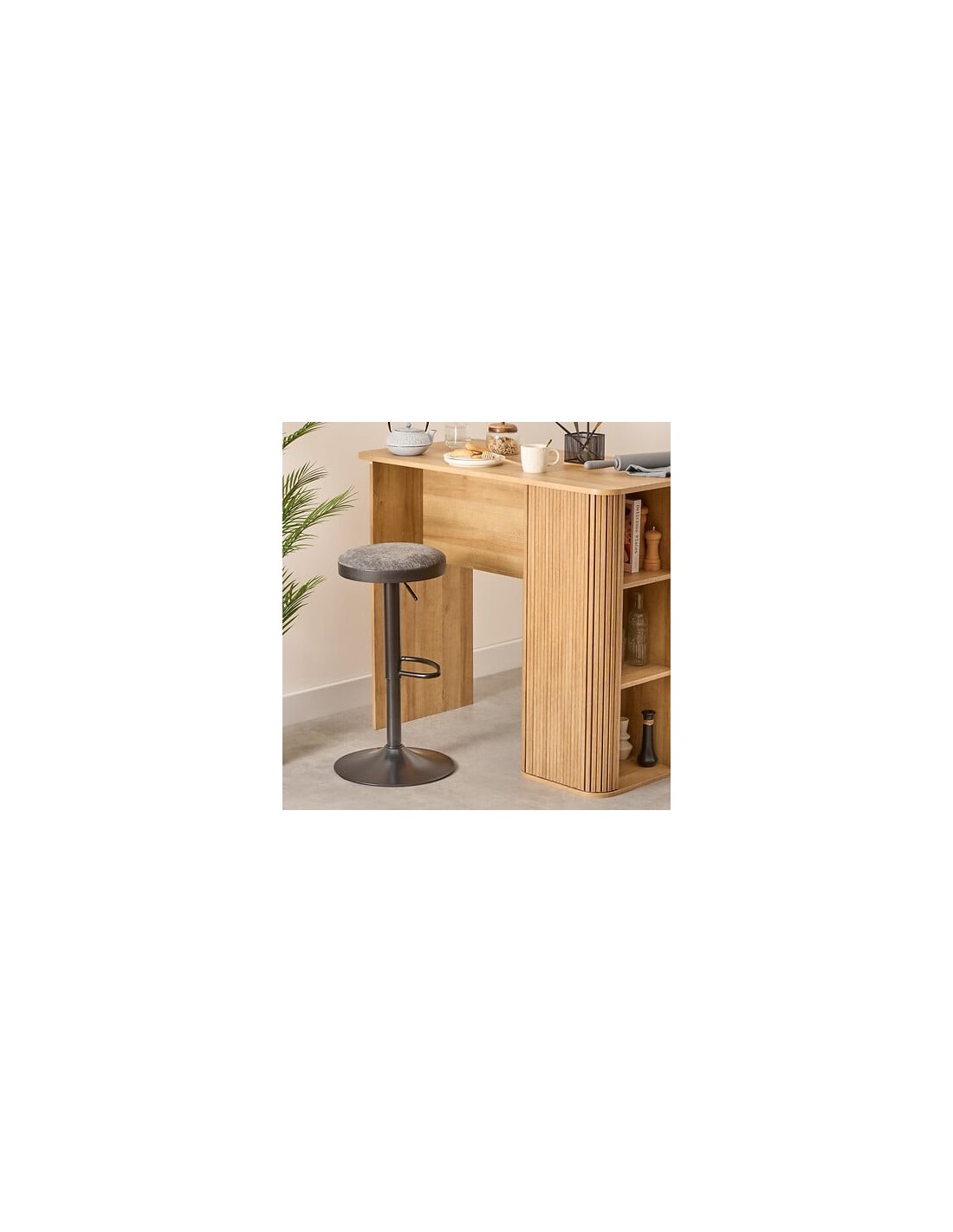PIANTE E FIORI CON VASO: vendita online Mazzo di lino artificiale, con vaso in cemento, rosso, altezza 91 cm, 70 x 70 x 91 cm...