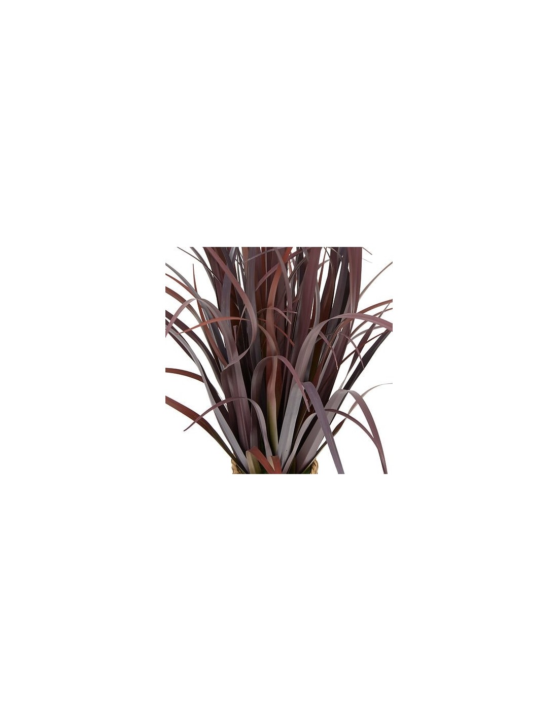 PIANTE E FIORI CON VASO: vendita online Mazzo di lino artificiale, con vaso in cemento, rosso, altezza 91 cm, 70 x 70 x 91 cm...