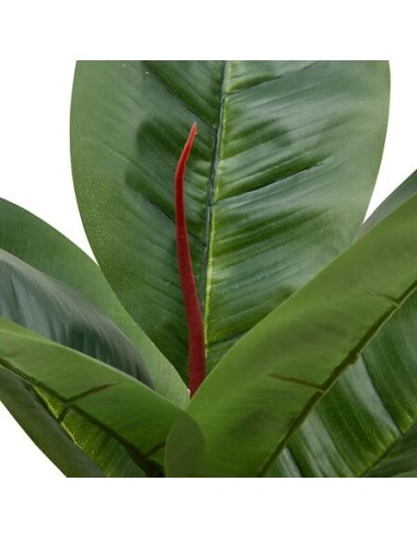PIANTE E FIORI CON VASO: vendita online Ficus artificiale, con vaso in ceramica argentata, multicolore, altezza 54 cm, 34 x 3...