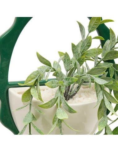 PIANTE E FIORI CON VASO: vendita online Pianta artificiale sospesa, vaso ceramica assortito, Chéri, H. 40 cm, 19,5 x 9 x 52 c...