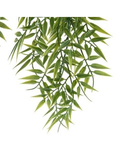 PIANTE E FIORI CON VASO: vendita online Bambù pensile, pianta artificiale verde, Liora, H. 67 cm, 10 x 10 x 75 cm in offerta