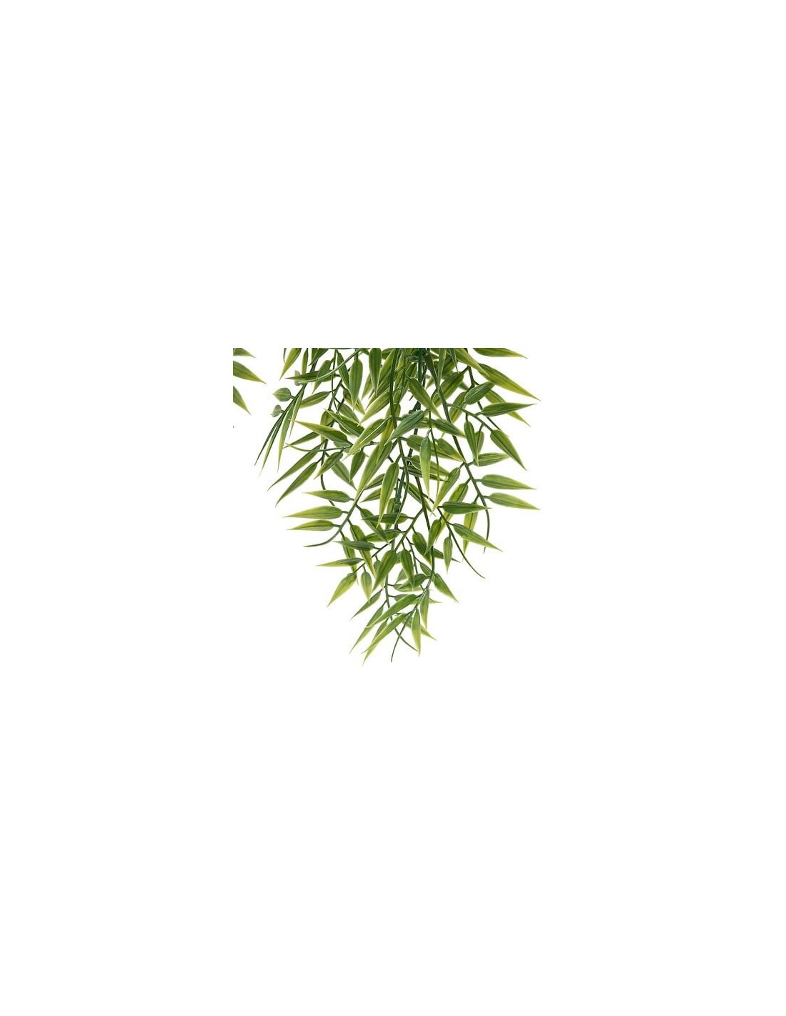 PIANTE E FIORI CON VASO: vendita online Bambù pensile, pianta artificiale verde, Liora, H. 67 cm, 10 x 10 x 75 cm in offerta