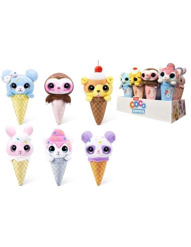 Coco Cones Sweet peluche in cono assortito ZUR9638 |shopincasa.it