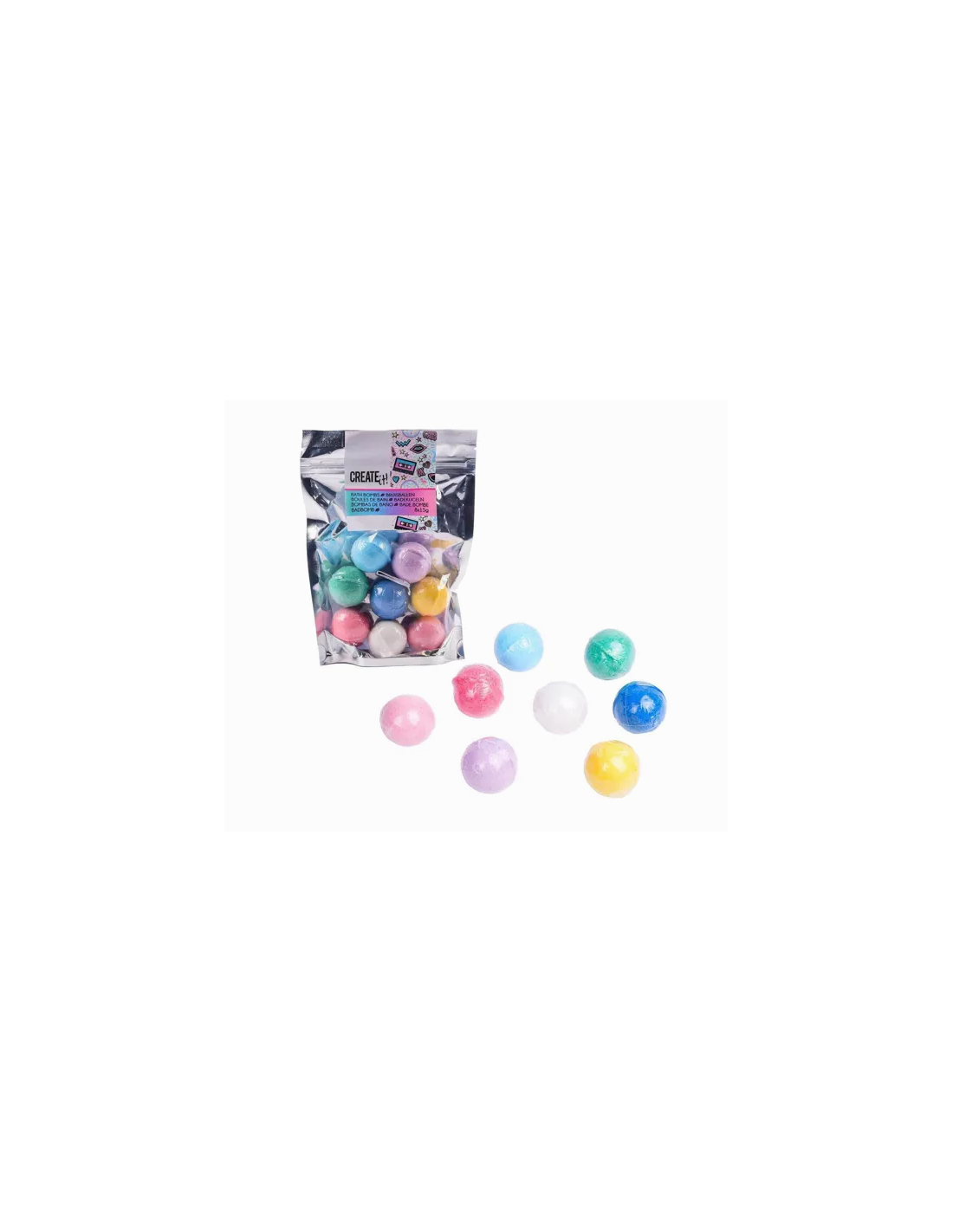 Set 8 Bombe da Bagno Create It! 84407 Assortito | Shop in Casa