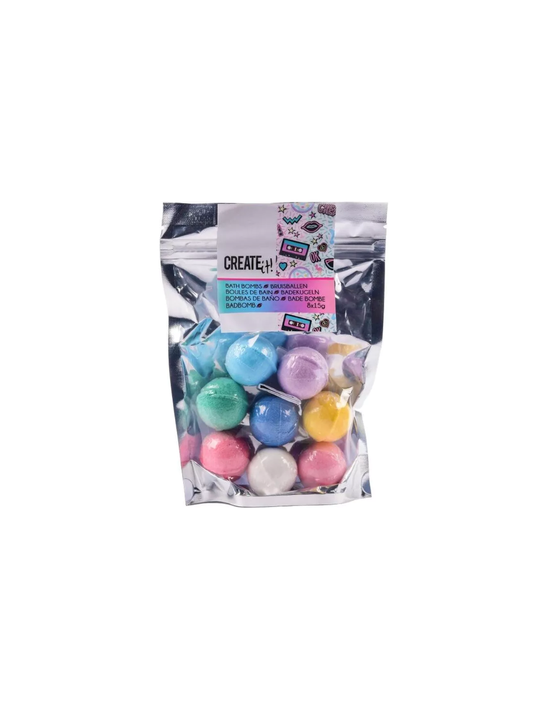 Set 8 Bombe da Bagno Create It! 84407 Assortito | Shop in Casa