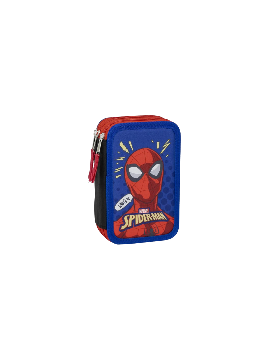 Astuccio Spiderman completo con 3 scomparti e accessori |shopincasa.it