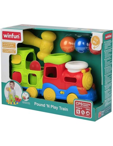 Trenino musicale batti palline con luci e suoni Winfun |shopincasa.it