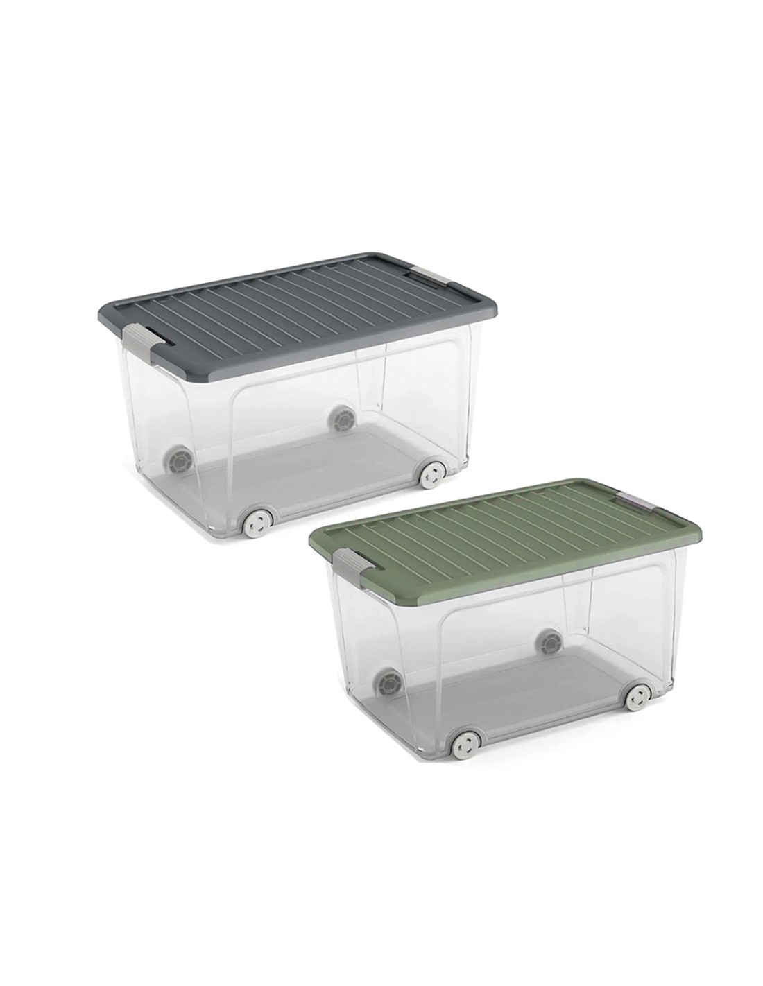 W BOX CONTENITORE L CON RUOTE ASSORTITO 56,5X39X31,5CM
