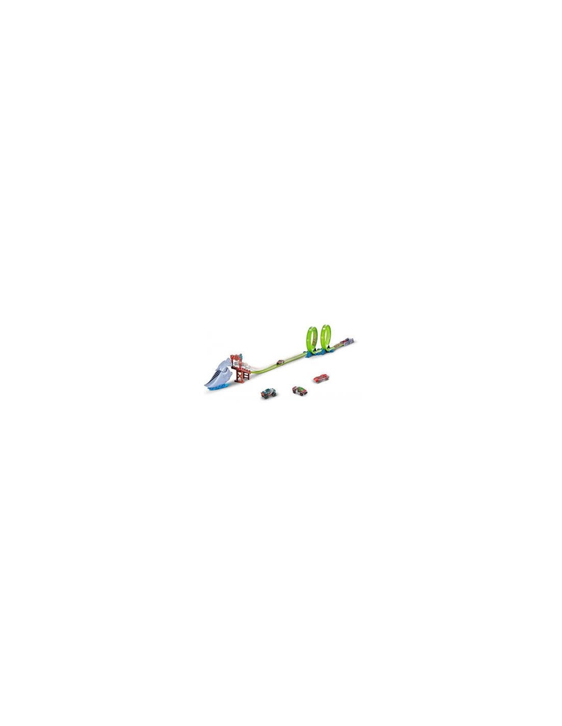 Pista doppio loop con squalo e auto Metal Machines ZUR6760 | shopincasa.it