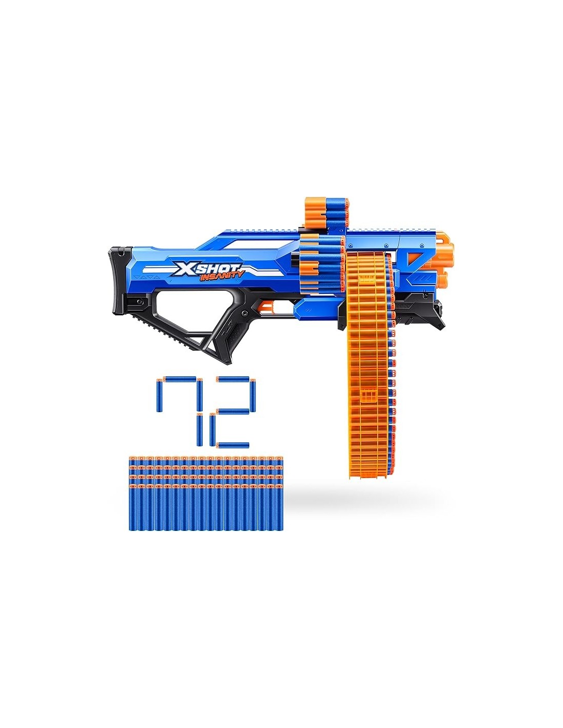 Blaster X-Shot Insanity Mega Barrel con 72 dardi | shopincasa.it