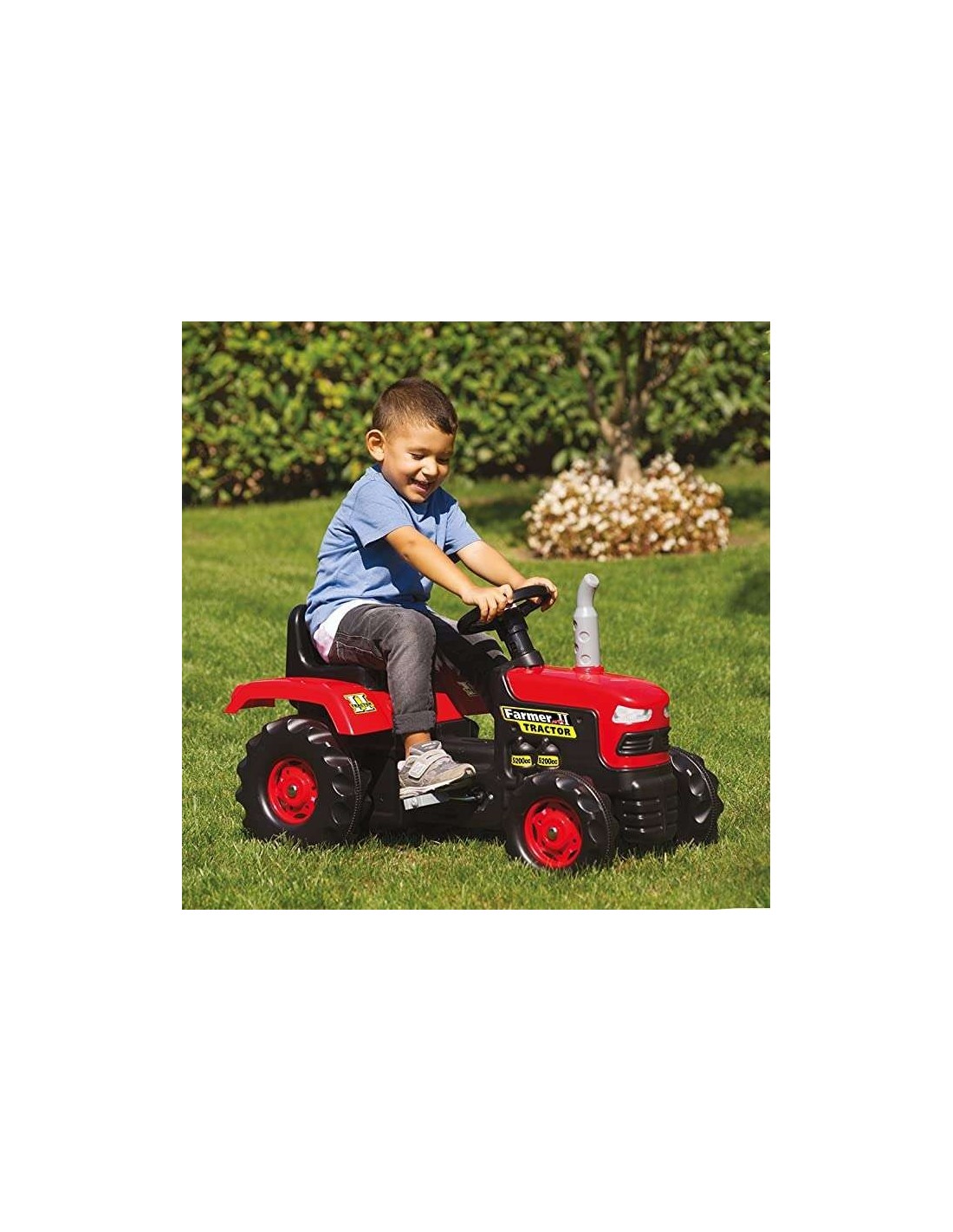 Trattore rosso a pedali per bambini DOL8050 Farmer2 | shopincasa.it
