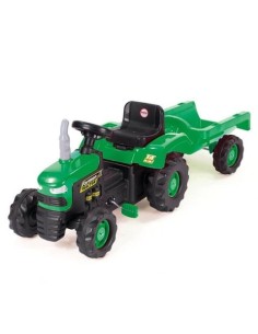 Trattore verde a pedali con rimorchio per bambini DOL8053 | shopincasa.it