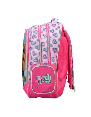 Zaino Barbie grande con 3 cerniere per scuola bambina 349-86031 | shopincasa.it