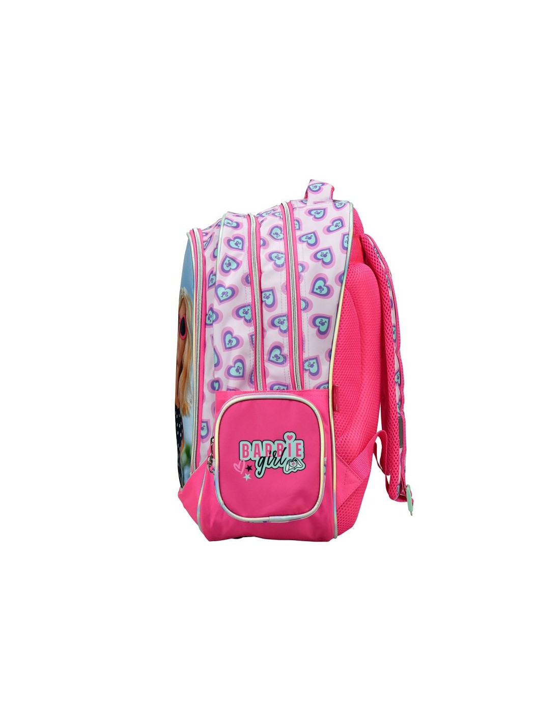Zaino Barbie grande con 3 cerniere per scuola bambina 349-86031 | shopincasa.it