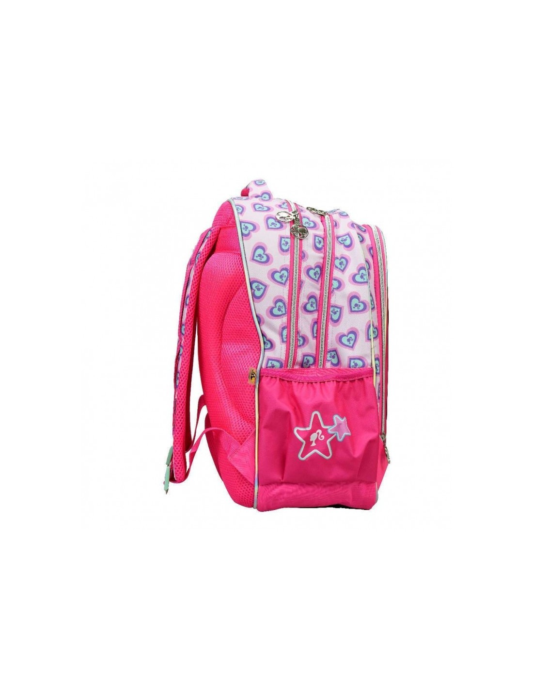 Zaino Barbie grande con 3 cerniere per scuola bambina 349-86031 | shopincasa.it