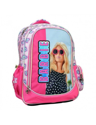 Zaino Barbie grande con 3 cerniere per scuola bambina 349-86031 | shopincasa.it