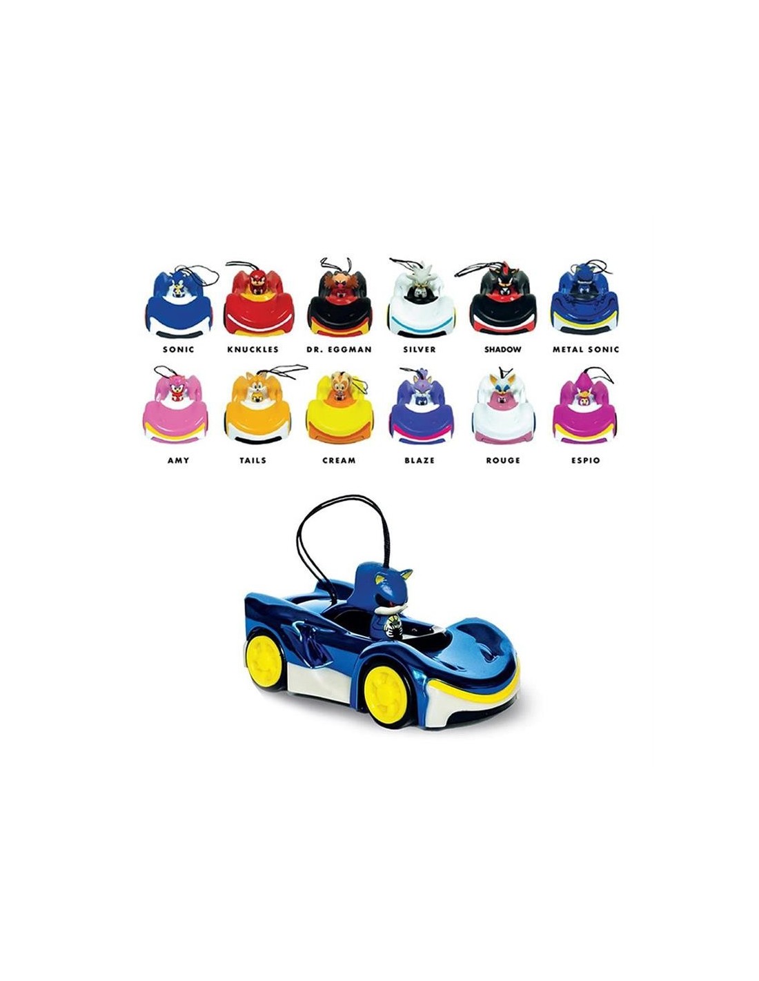Miniveicolo Sonic assortito 10cm singolo pezzo | shopincasa.it