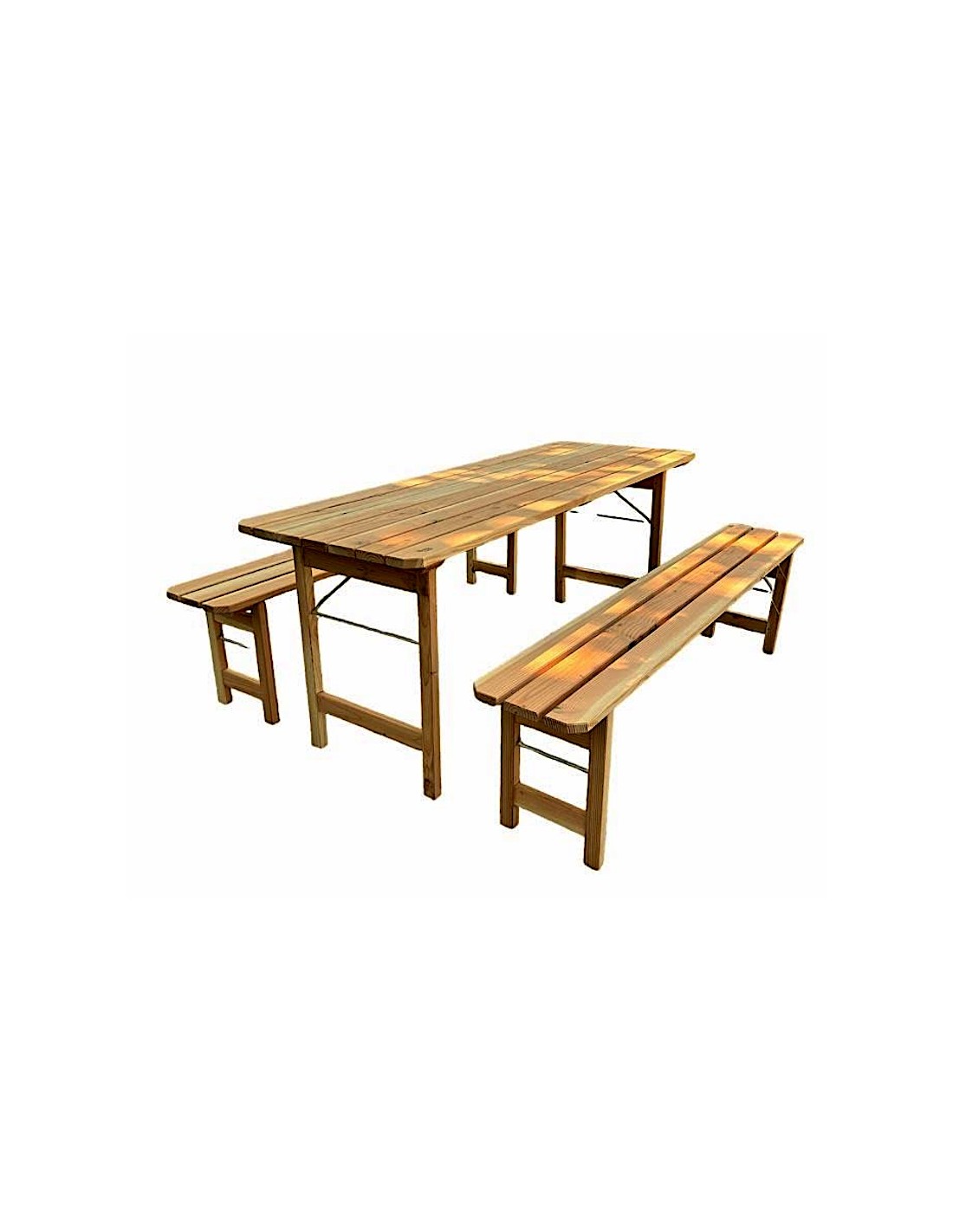 SET BIRRERIA 70X200CM LEGNO MASSELLO DI DOUGLAS