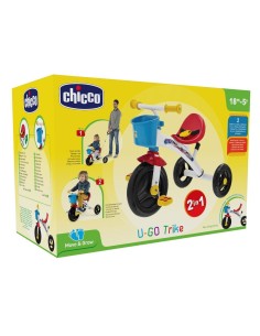 Chicco Triciclo U-GO 2 in 1 – Con Manico Telescopico | Shopincasa.it