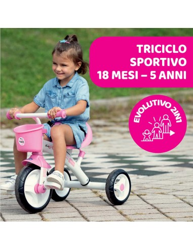 Chicco Triciclo U-GO 2 in 1 – Con Manico Telescopico | Shopincasa.it