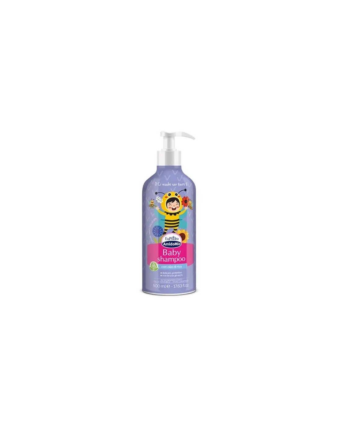 Euphidra AmidoMio Baby Shampoo 500 ml – Delicato e Protettivo | Shopincasa.it