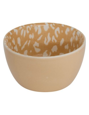 ACCESSORI VARI: vendita online Servizio aperitivo 4 pezzi, coppette stoneware, vassoio bambù, beige e moka, design elegante, ...