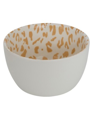 ACCESSORI VARI: vendita online Servizio aperitivo 4 pezzi, coppette stoneware, vassoio bambù, beige e moka, design elegante, ...