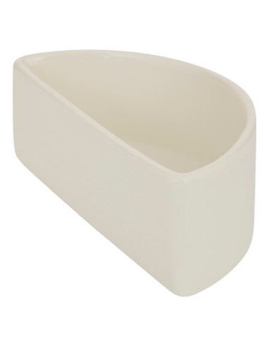 ACCESSORI VARI: vendita online Servizio aperitivo 3 pezzi, stoneware bianco, vassoio con 2 coppette, collezione Elegance, des...