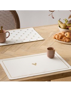 TOVAGLIETTE E TAPPETINI: vendita online Tovaglietta tè floreale, 45x30 cm, colori assortiti, fantasia cuori, lavabile, flessi...