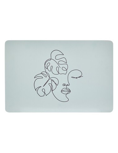 TOVAGLIETTE E TAPPETINI: vendita online Tovaglietta Viso 45x30 cm in PU, colori assortiti, moderna e lavabile, fantasia astra...