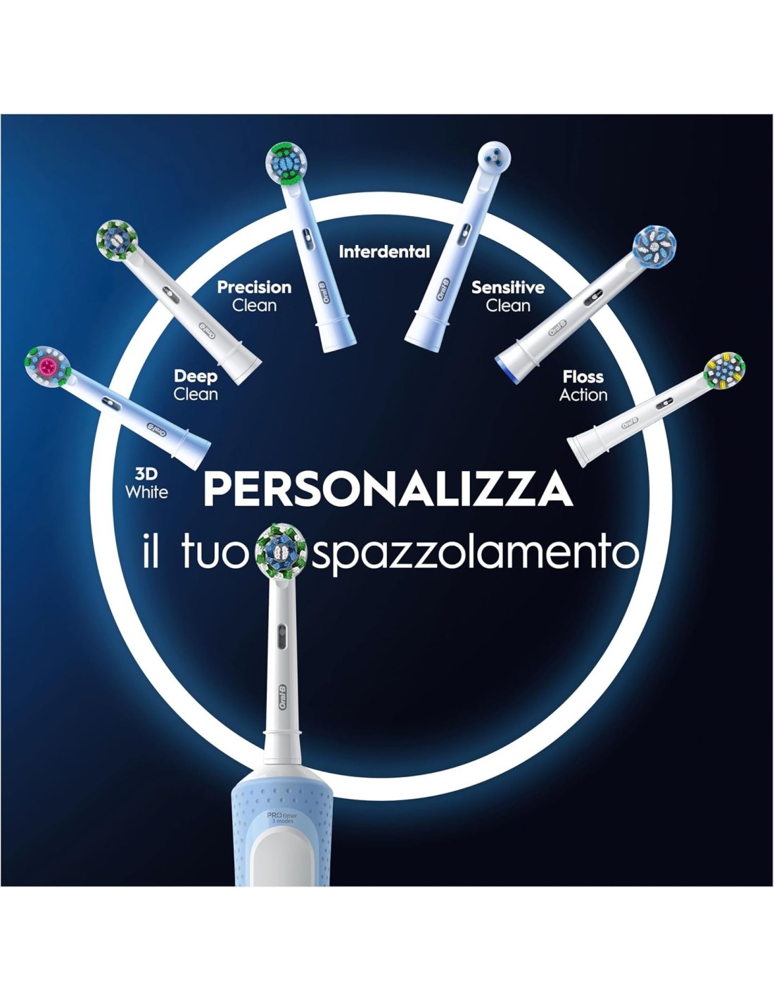 Oral-B Vitality Pro Spazzolini Elettrici – 2 Pezzi Nero e Blu | Shopincasa.it