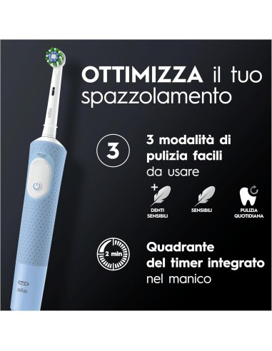 Oral-B Vitality Pro Spazzolini Elettrici – 2 Pezzi Nero e Blu | Shopincasa.it
