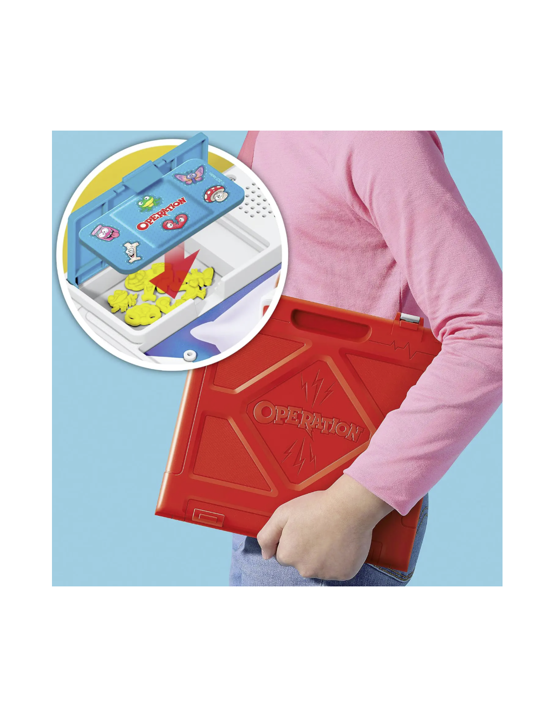 L’Allegro Chirurgo gioco moderno portatile con valigetta e paziente Dario | shopincasa.it