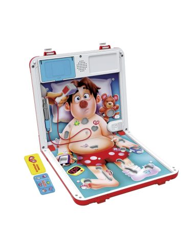 L’Allegro Chirurgo gioco moderno portatile con valigetta e paziente Dario | shopincasa.it