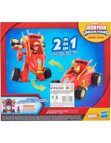 Ironman con veicolo assortito 7,5 cm per bambini | shopincasa.it
