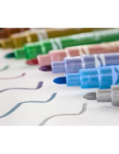 Crayola Pennarelli Metallizzati – 6 Colori Creativi | Shopincasa.it
