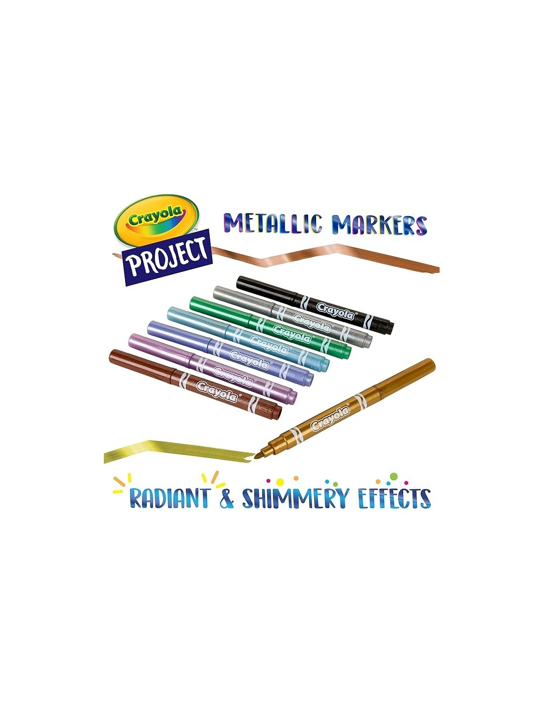 Crayola Pennarelli Metallizzati – 6 Colori Creativi | Shopincasa.it