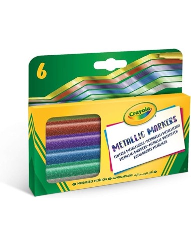 Crayola Pennarelli Metallizzati – 6 Colori Creativi | Shopincasa.it