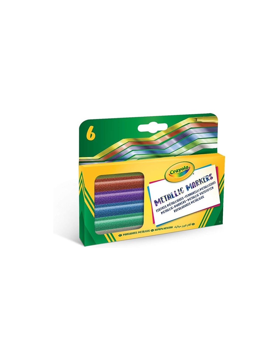 Crayola Pennarelli Metallizzati – 6 Colori Creativi | Shopincasa.it
