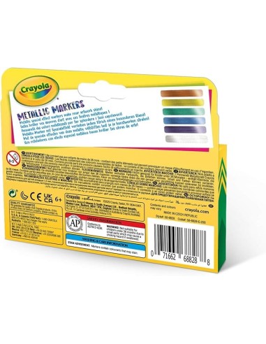 Crayola Pennarelli Metallizzati – 6 Colori Creativi | Shopincasa.it
