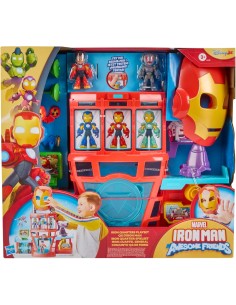 Playset Iron Quarters Iron Man Marvel luci suoni Ultron 7,6 cm | shopincasa.it
