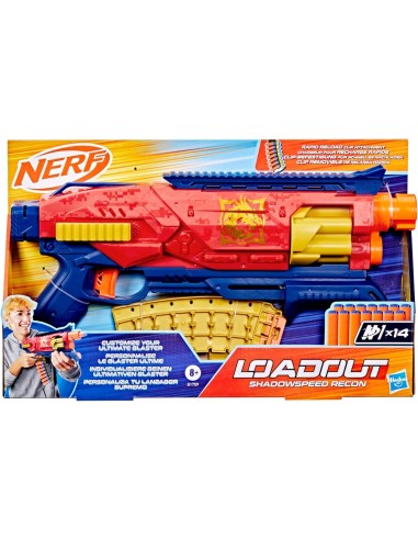 Blaster Nerf Loadout Shadowspeed Recon con 14 dardi | shopincasa.it