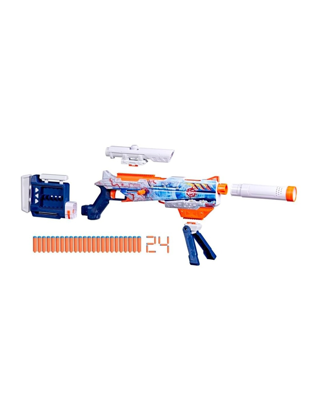 Blaster Nerf Arctic Zerostriker con 24 dardi N1 | shopincasa.it