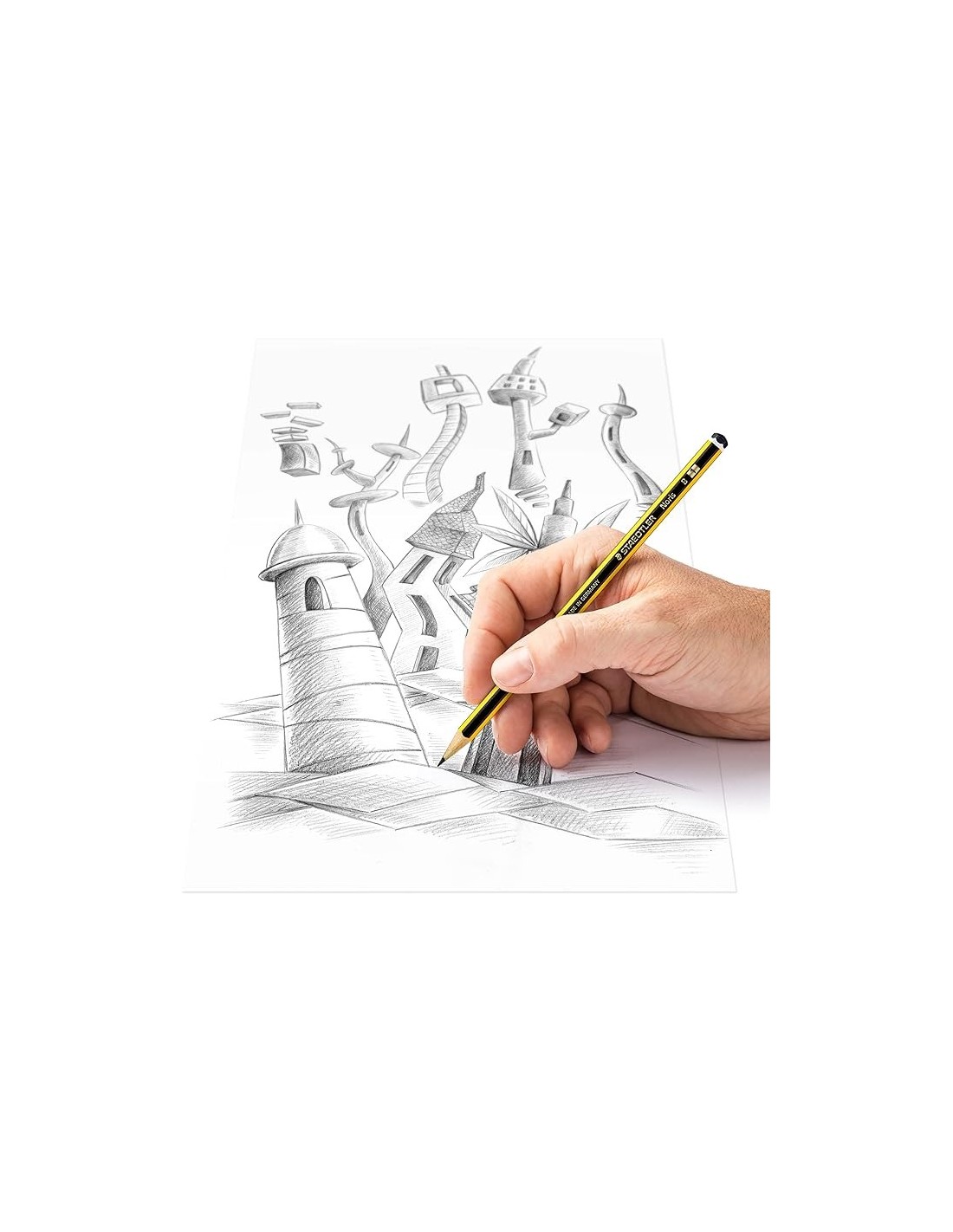 Staedtler Matite B 2 Pezzi BK2D – Scrittura e Disegno | Shopincasa.it