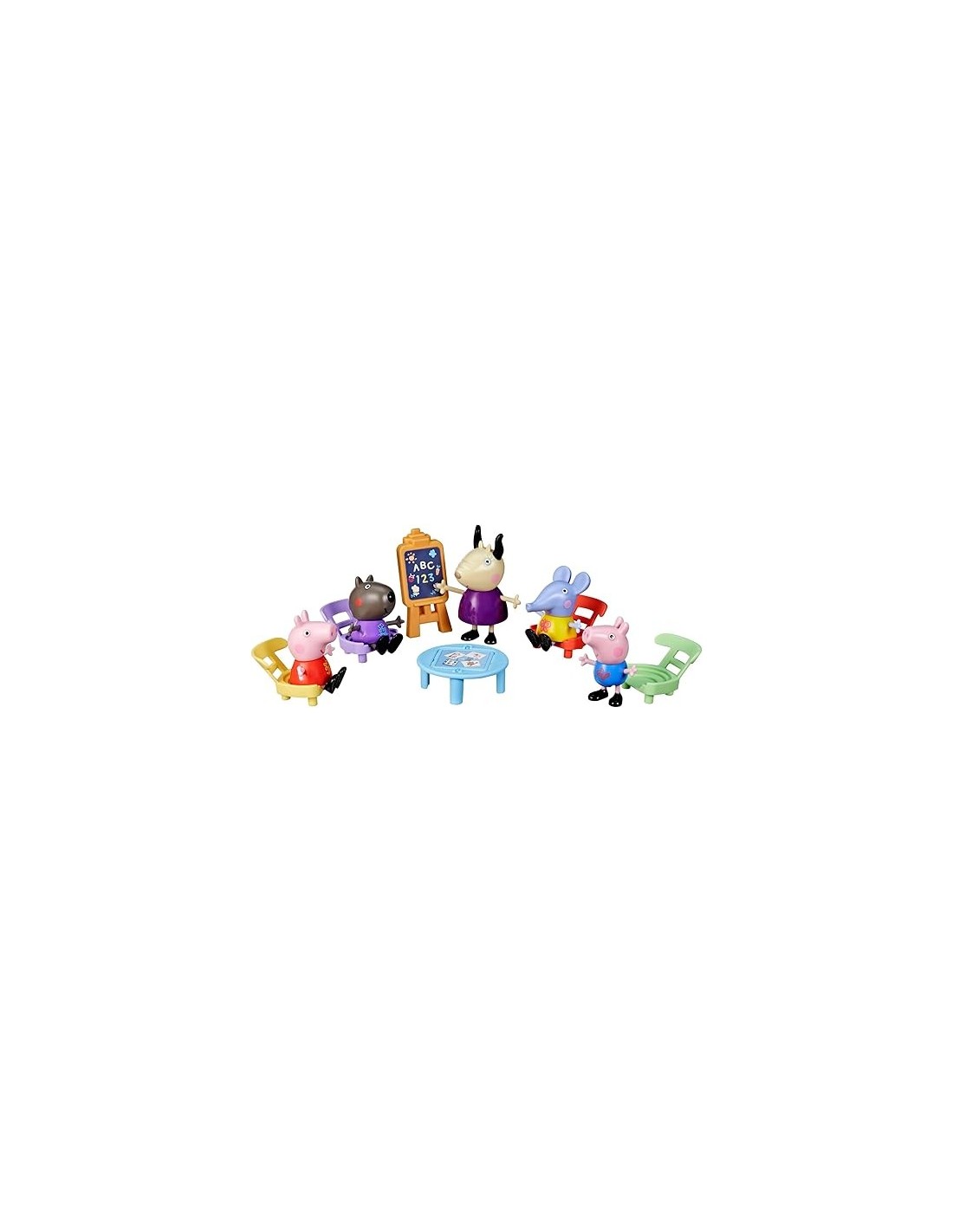 Playset Peppa Pig con 5 figure e tavolo gioco | shopincasa.it