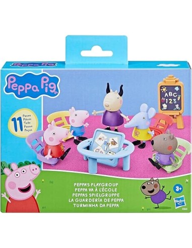 Playset Peppa Pig con 5 figure e tavolo gioco | shopincasa.it